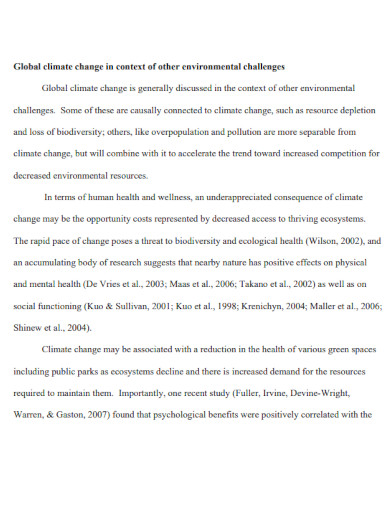 global climate change in pdf