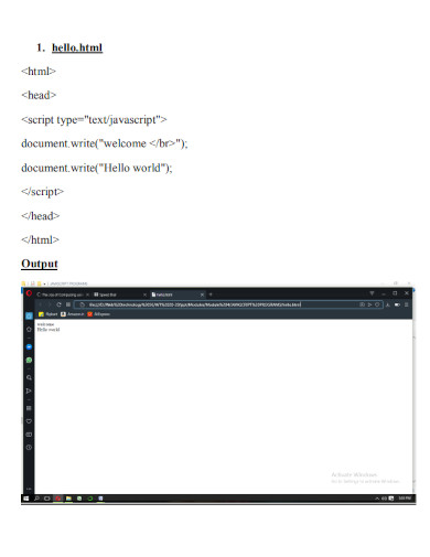 HTML - 99+ Examples, Format, How to Build, PDF