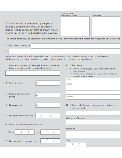 Tax Deduction - Examples, PDF | Examples