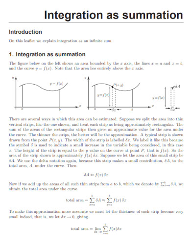 Summation - Examples, PDF | Examples