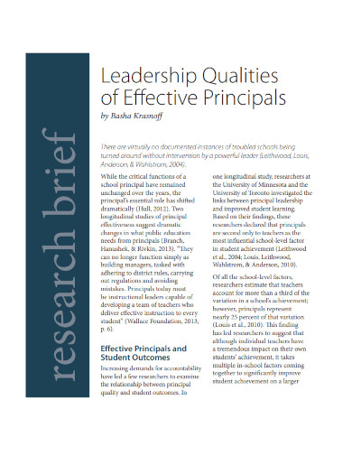 leadership skills qualities of effective principals