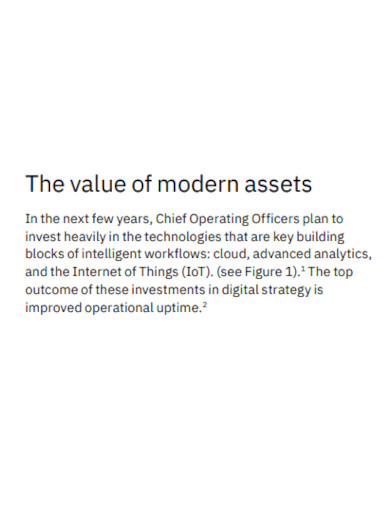 modern assets