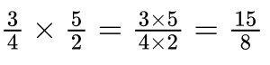 Multiplication of fraction