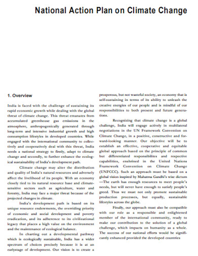 Climate Change - Examples, PDF | Examples
