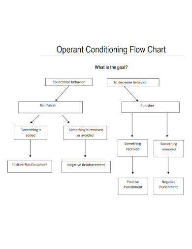 operant conditioning flow chart
