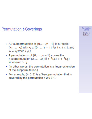 permutation covers template 