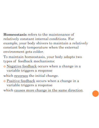 Negative Feedback Examples Pdf Examples