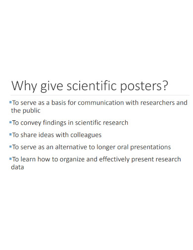 preparing effective scientific poster