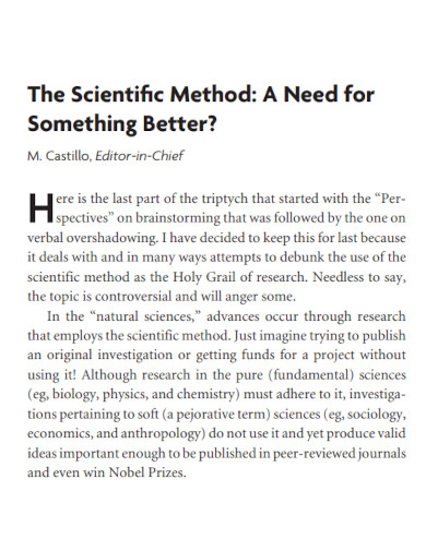printable scientific method example