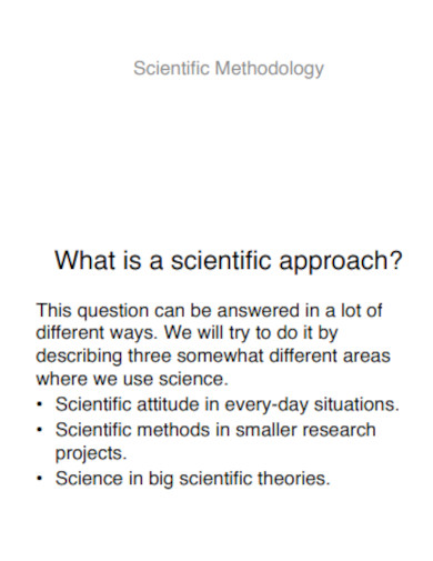 scientific methodology