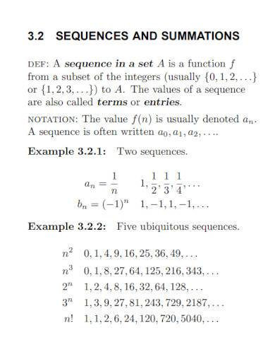 sequences and summation pdf1
