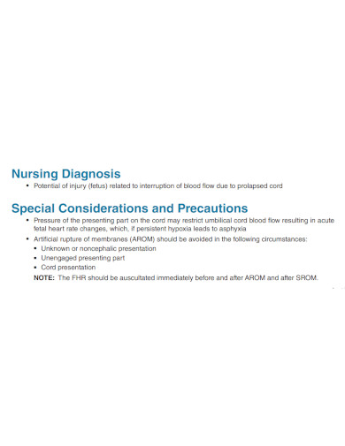 simple nursing diagnosis