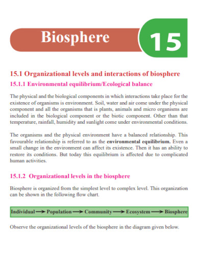 standard biosphere