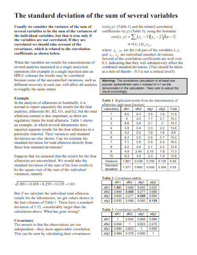 standard deviation probability and statistics