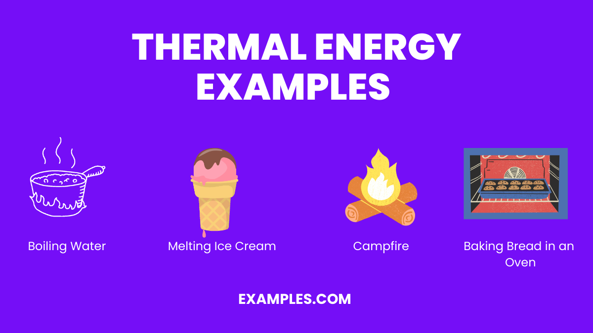 thermal energy examples