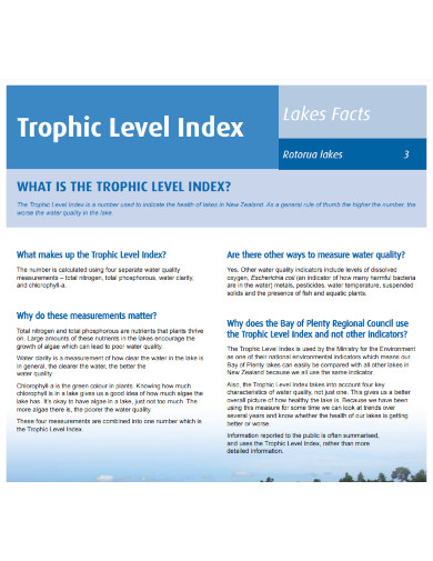 trophic level index
