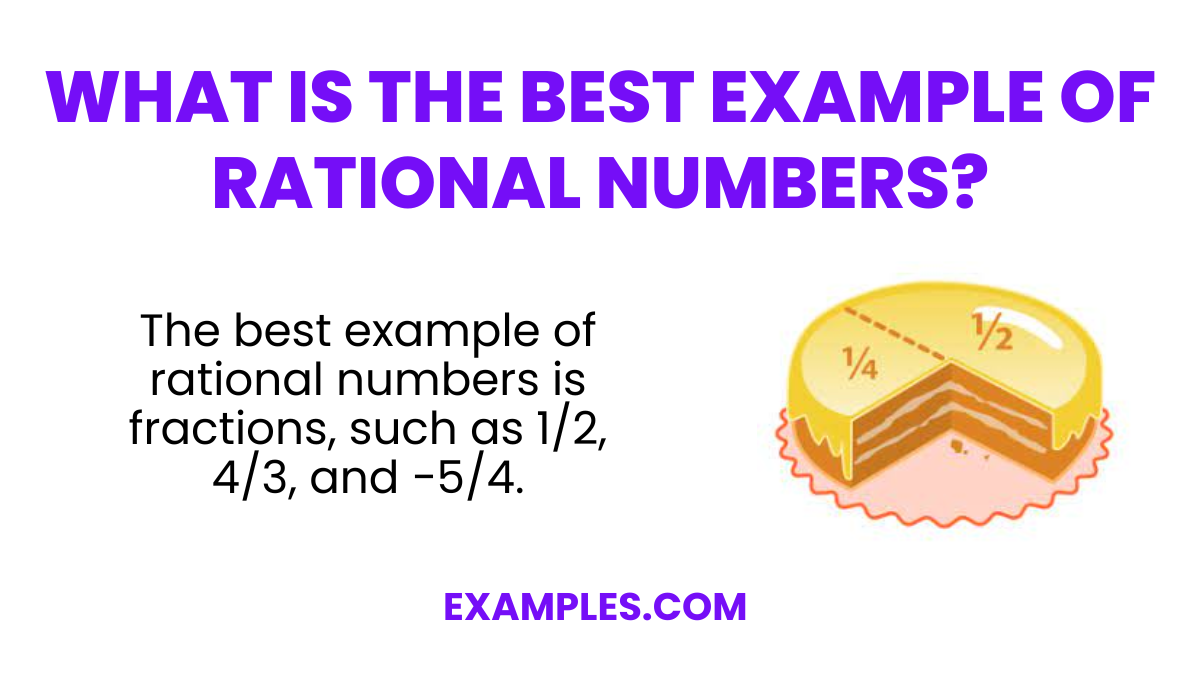 what is the best example of rational numbers