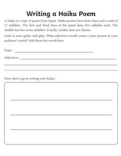 Haiku Poem - Examples, PDF | Examples