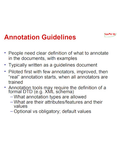 annotation and evaluation
