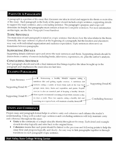 basic essay introduction paragraph format