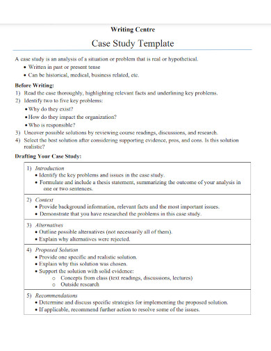 Case Study Examples PDF Examples