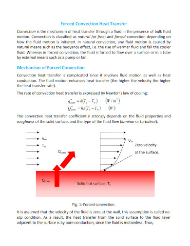 forced convection heat transfer
