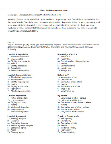 Likert Scale - Examples, PDF | Examples