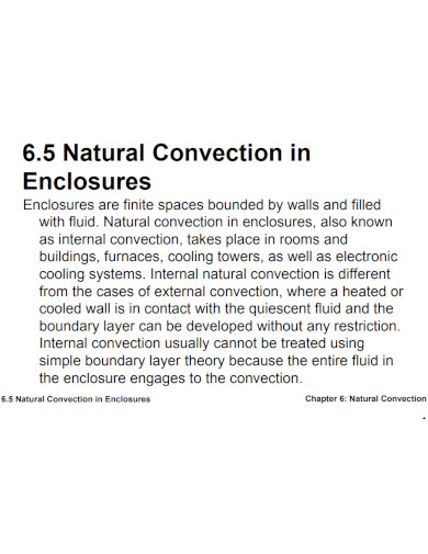 natural convection in enclosures
