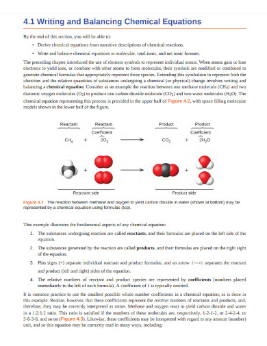 stoichiometry of chemical reactions