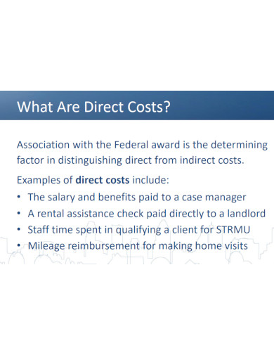 understanding indirect costs