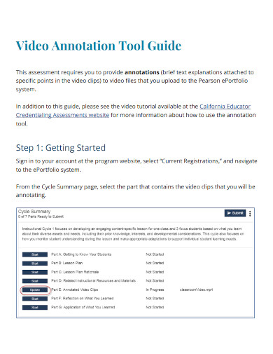 video annotation tool guide