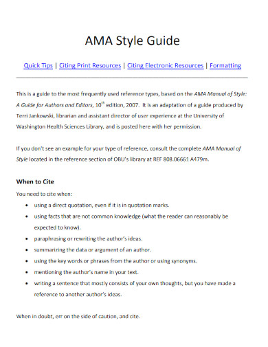 ama format style guide