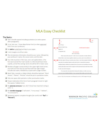 MLA Paper Format - Examples, PDF | Examples
