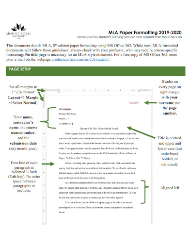 how to end mla format essay