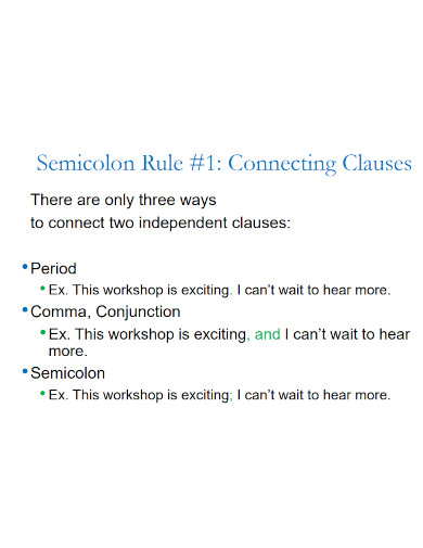 secret life of semicolons