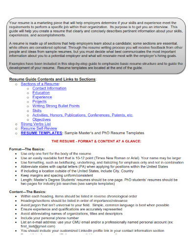 step by step best resume guide templates