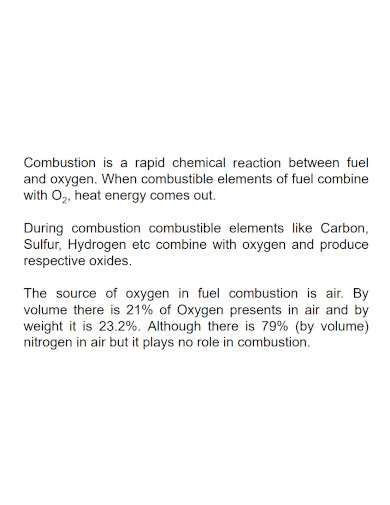 combustion reaction of coal