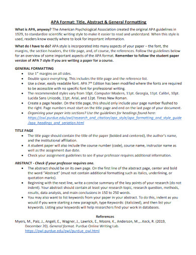 26+ APA Cover Page Format Example in Google Docs, InDesign, Word, PSD ...