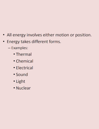forms of sound energy