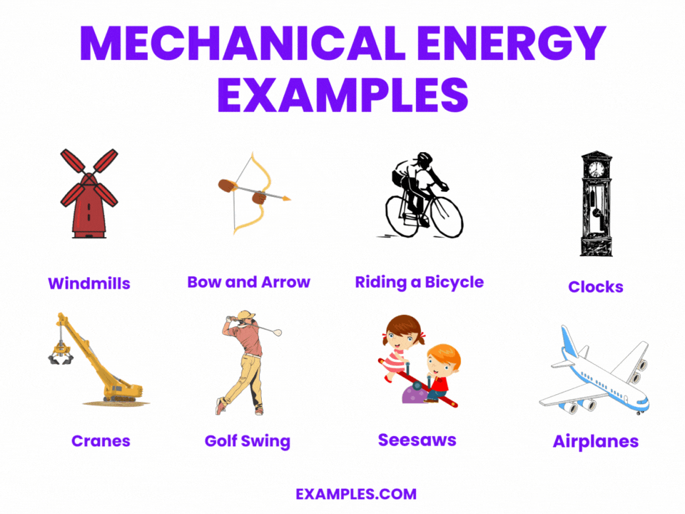 mechanical energy examples