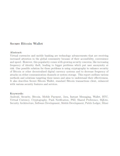 secure bitcoin address wallet 