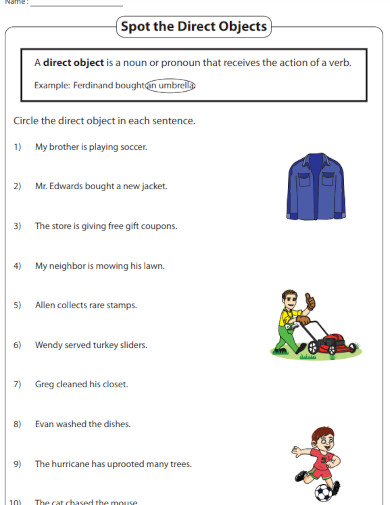 Direct Object - Examples, How to Identify, PDF