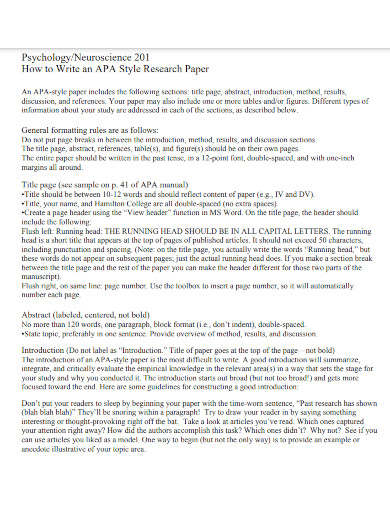 writing an apa style research paper 1