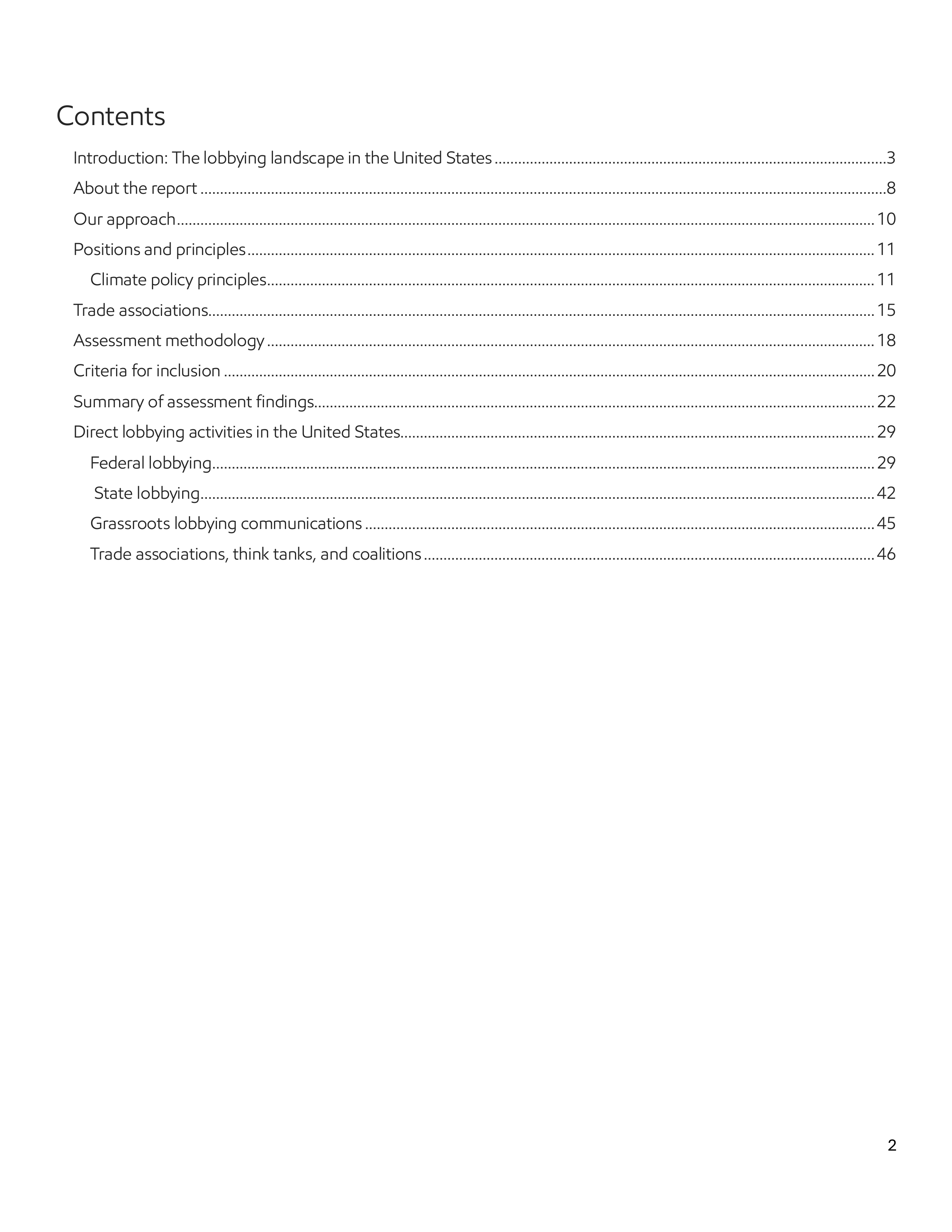ExxonMobil Advocacy Report — page 2