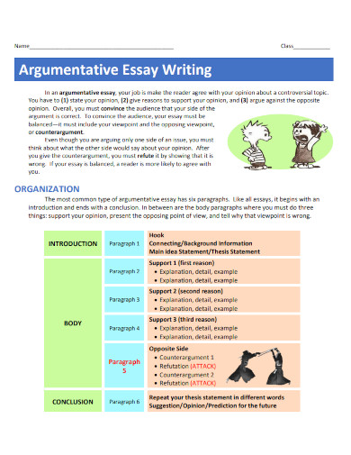 argumentative essay writing example 
