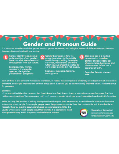 gender and pronoun guide 