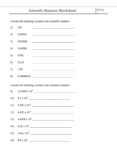 homework 6 scientific notation