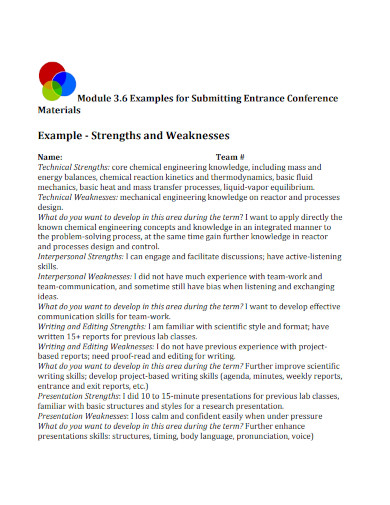 literature review strengths and weaknesses examples