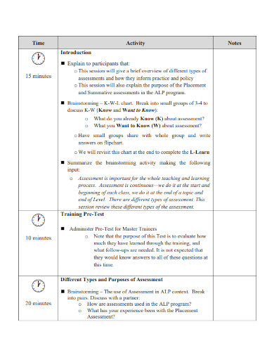 summative assessment training package 