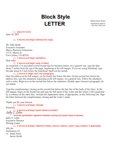 Block Letter Format Examples Pdf Examples 2936